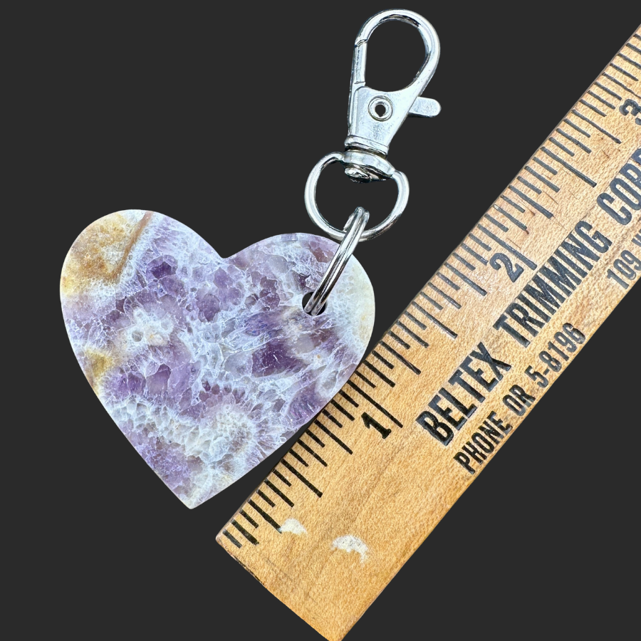 Large Dream Amethyst Keychain