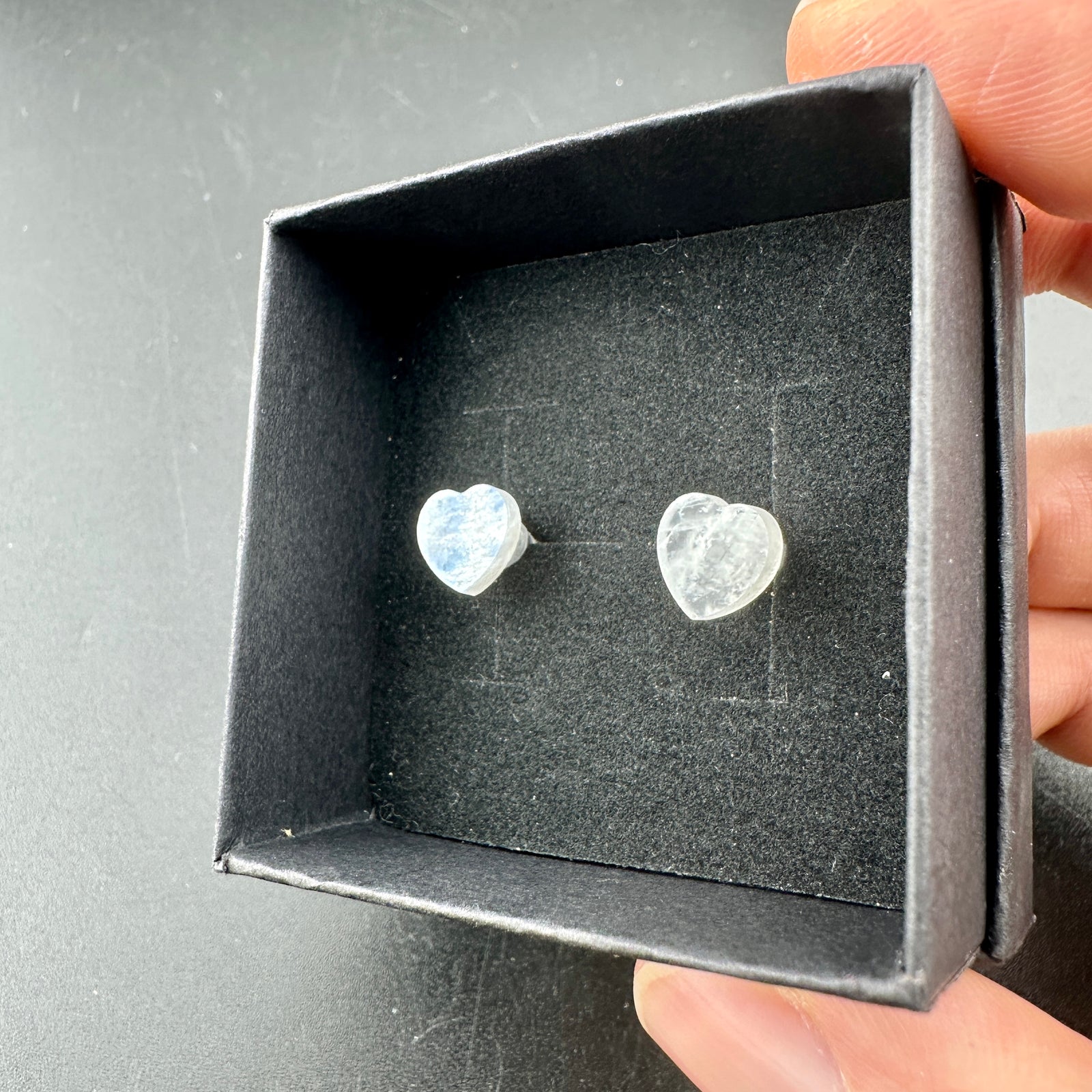 Moonstone Stud Earrings