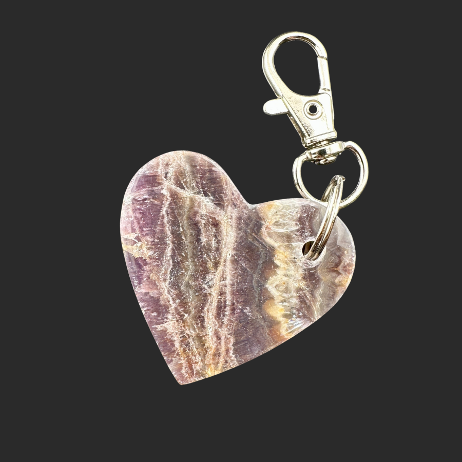 Large Dream Amethyst Keychain