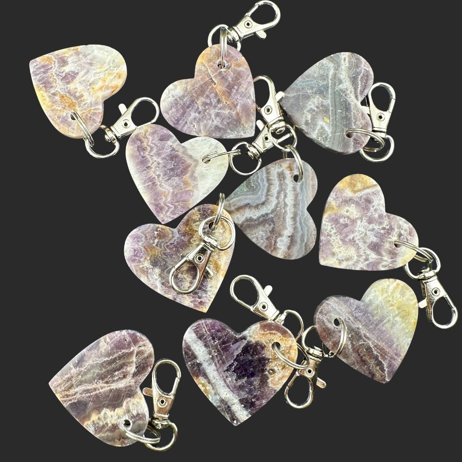 Large Dream Amethyst Keychain