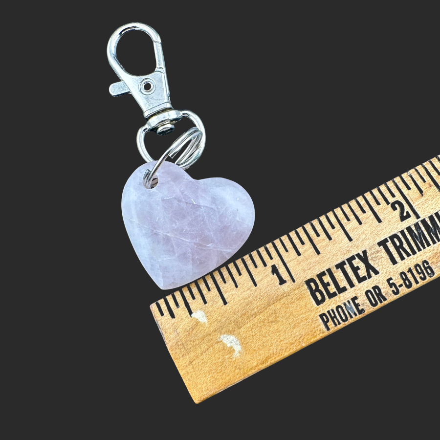 Rose Quartz Keychain