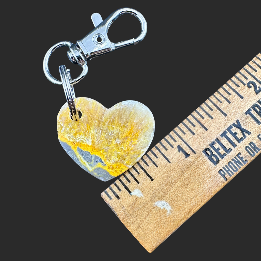 Bumblebee Jasper Keychain