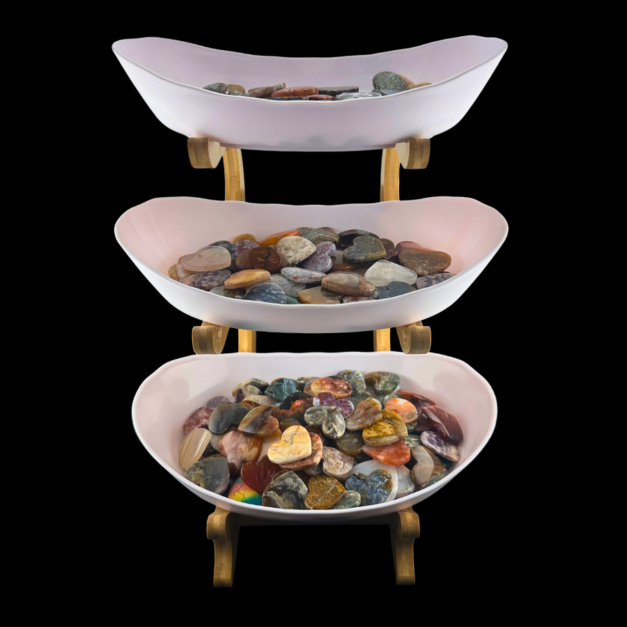 3-Tiered Bamboo Display