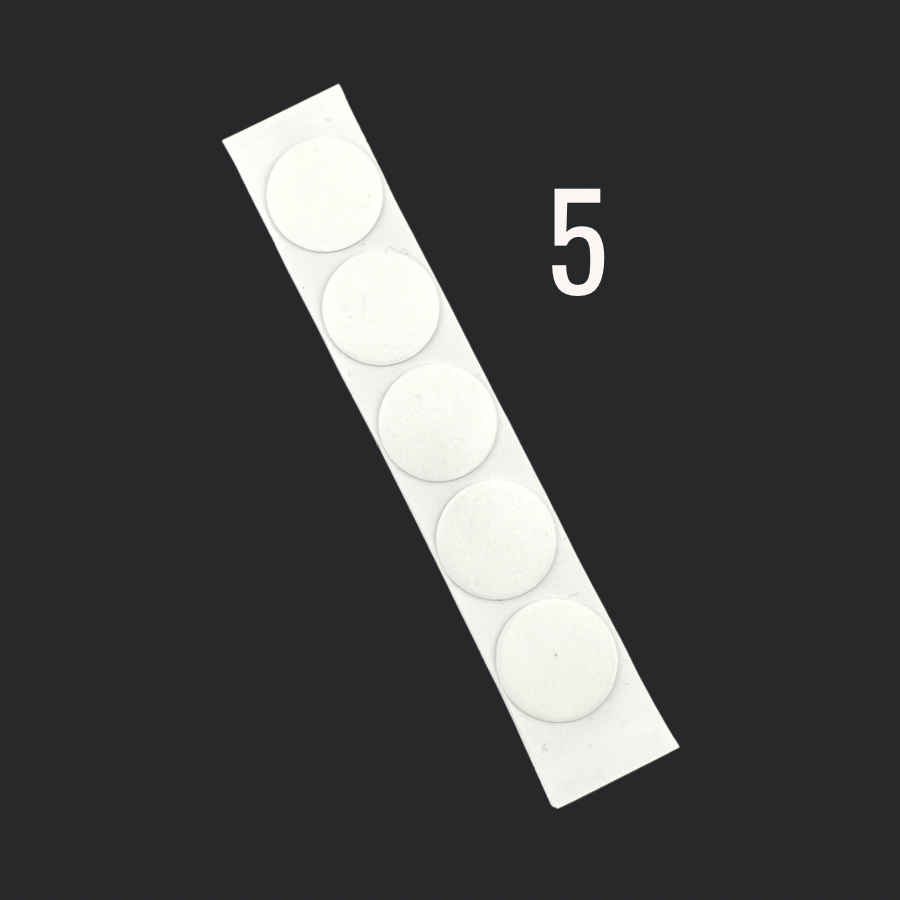 1-inch Clear Adhesive Dot