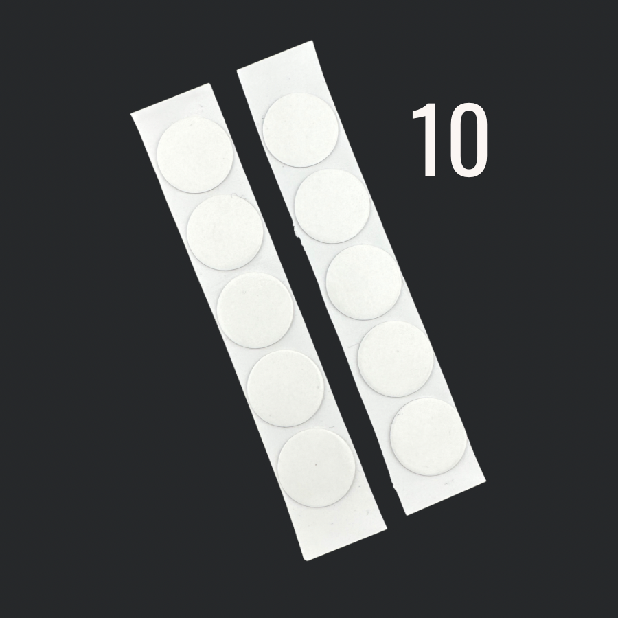 1-inch Clear Adhesive Dot