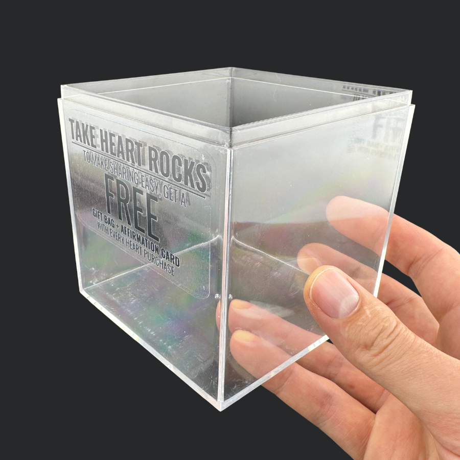 Display Cube: 100 Affirmation Cards + Gift Bags