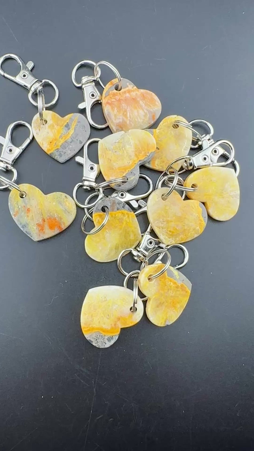 Bumblebee Jasper Keychain