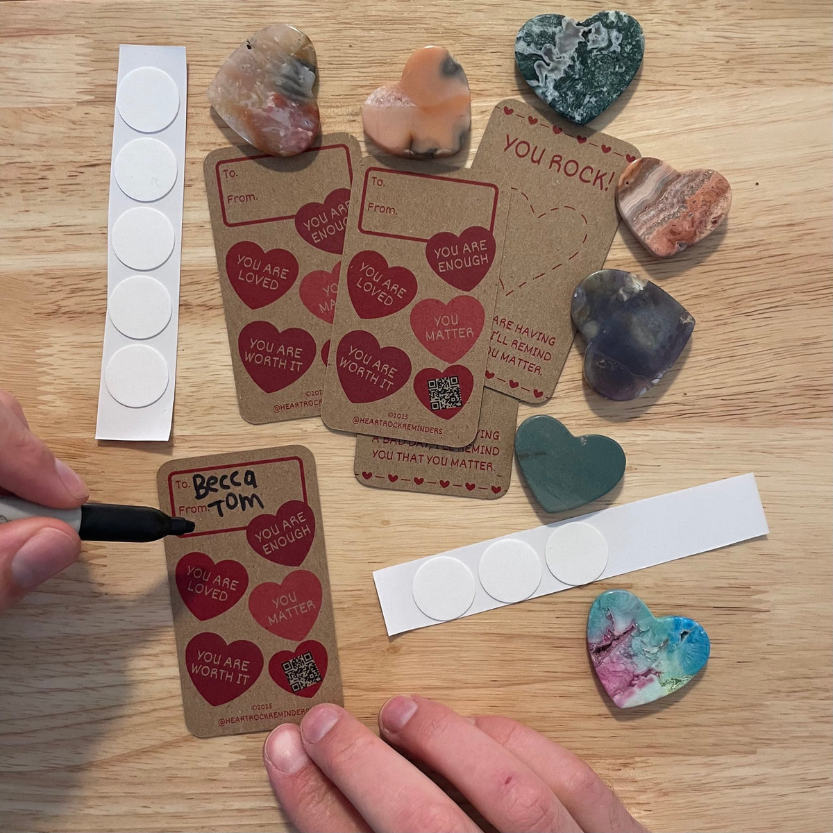 Valentine's Day Heart Rock Kit (20 Count)